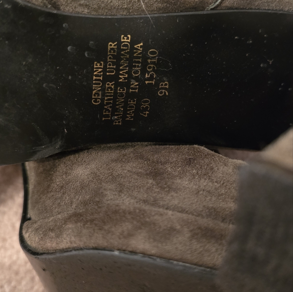 Suede Platform Mid-Calf Boots - Picture 5 of 5